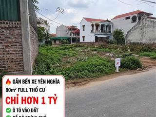 🔥 Đất Đồng Tâm, Hà Nội 80m² Full Thổ Cư - Ô Tô Vào Đất - Chỉ Hơn 1 Tỷ