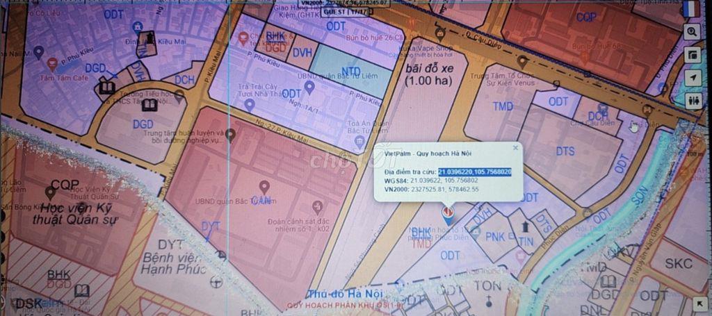 Bán nhanh đất NN 495m² Xuân Phương, Nam Từ Liêm – 5tr/m²