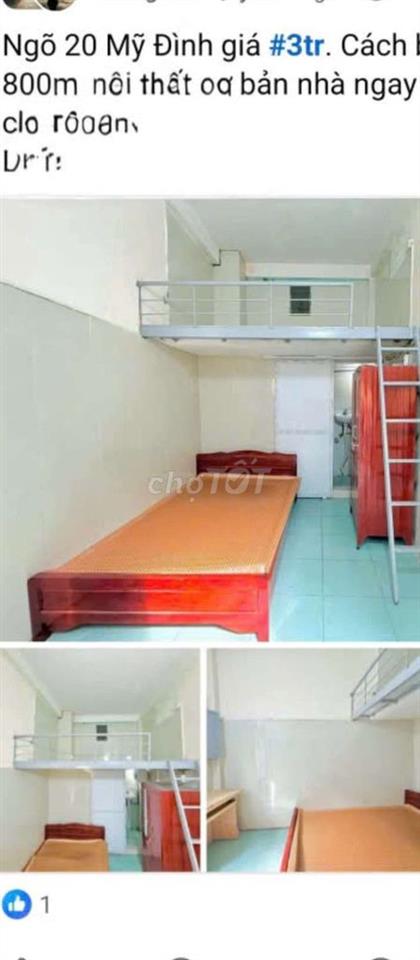 có chỗ thuê phòng trọ khép kín khu vực mỹ đình, gần trường cao đẳng y