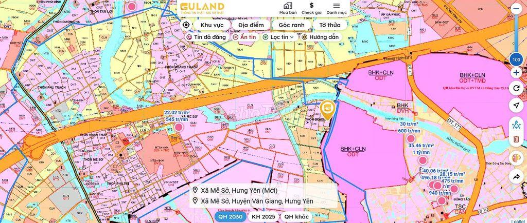 Chính chủ bán mảnh đất giáp Vành đai 4 tại Mễ Sở, Văn Giang, Hưng Yên