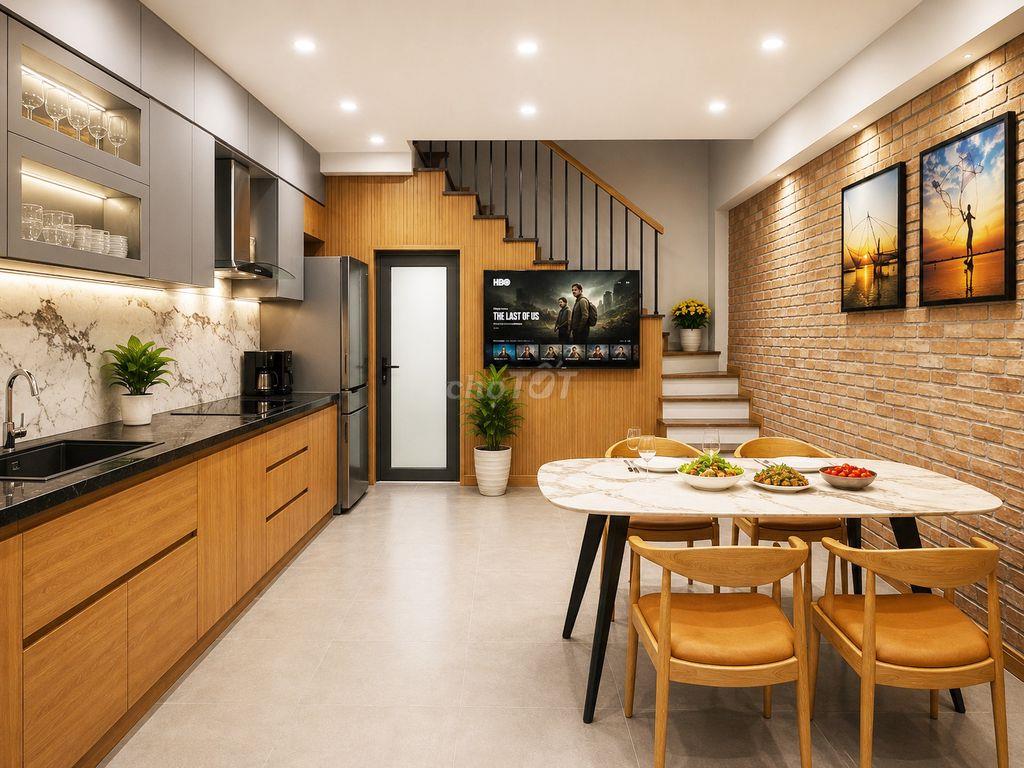 Nhà KTS 165m2 sử dung/5 tầng 3 ngủ thoáng sáng công năng tối ưu bán