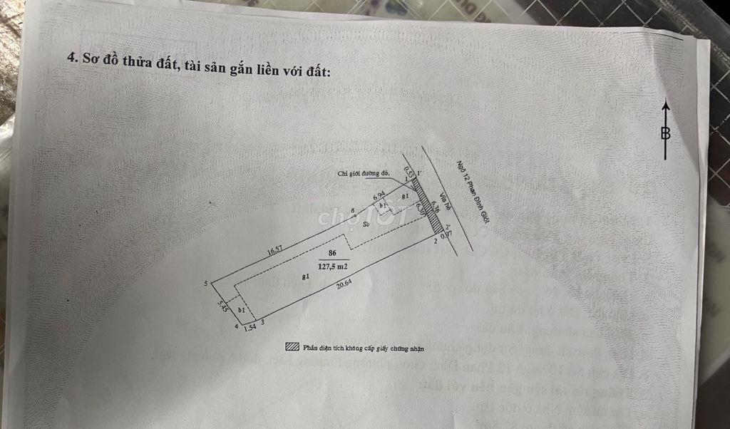 Bán nhà số 107 ngõ 12 view hồ sen Phương Liệt