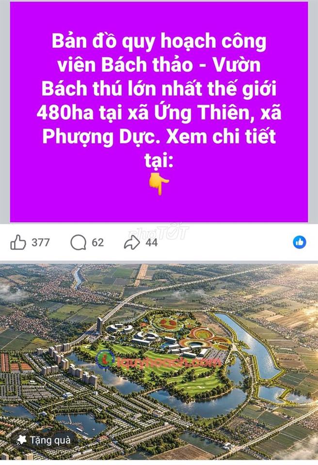 Mình cần bán mảnh đất 128m, mt 5m tại xã Ứng Thiên