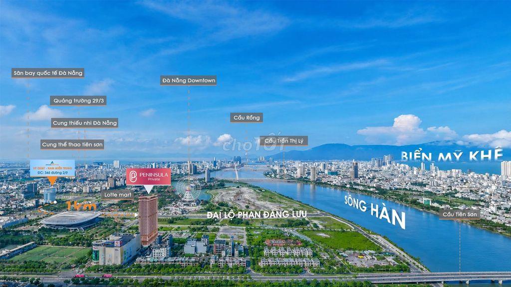 CHỈ 2,1 TỶ SỞ HỮU CĂN HỘ CAO CẤP 40 TẦNG Ở HẢI CHÂU - VIEW ĐN DOWNTOWN