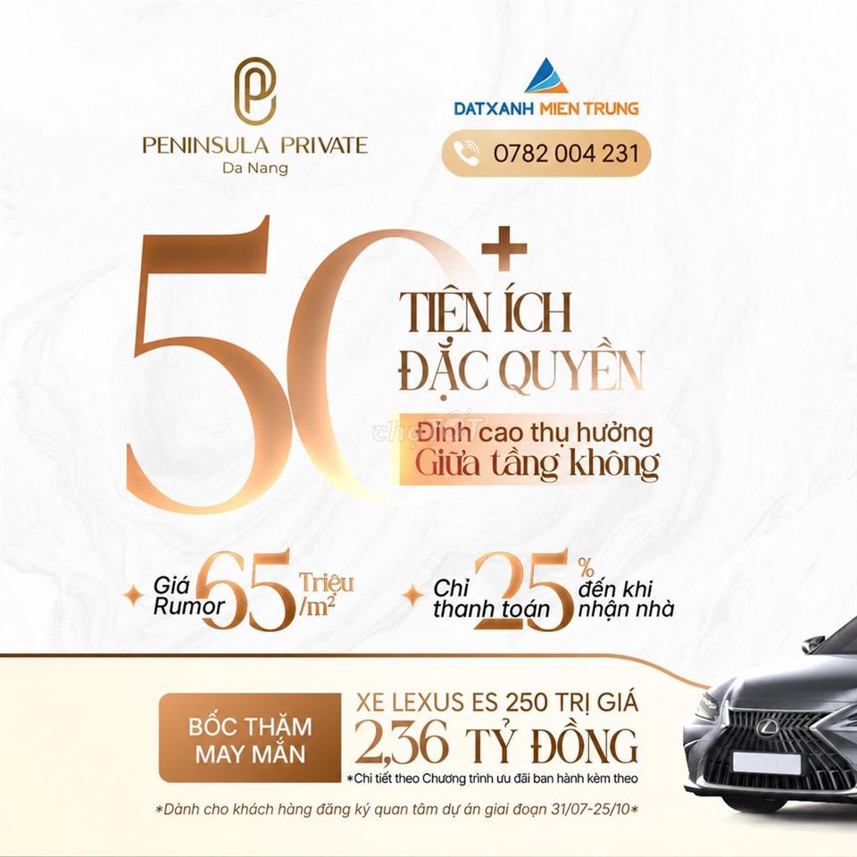 PENINSULA PRIVATE – CƠ HỘI ĐÓN ĐẦU DÒNG TIỀN TẠI TRUNG TÂM ĐÀ NẴNG