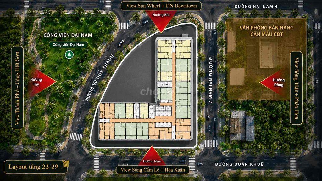 CHỈ 65tr/m2 PENINSULA PRIVATE: TỌA ĐỘ ĐẮT GIÁ TRUNG TÂM DA NANG DOW