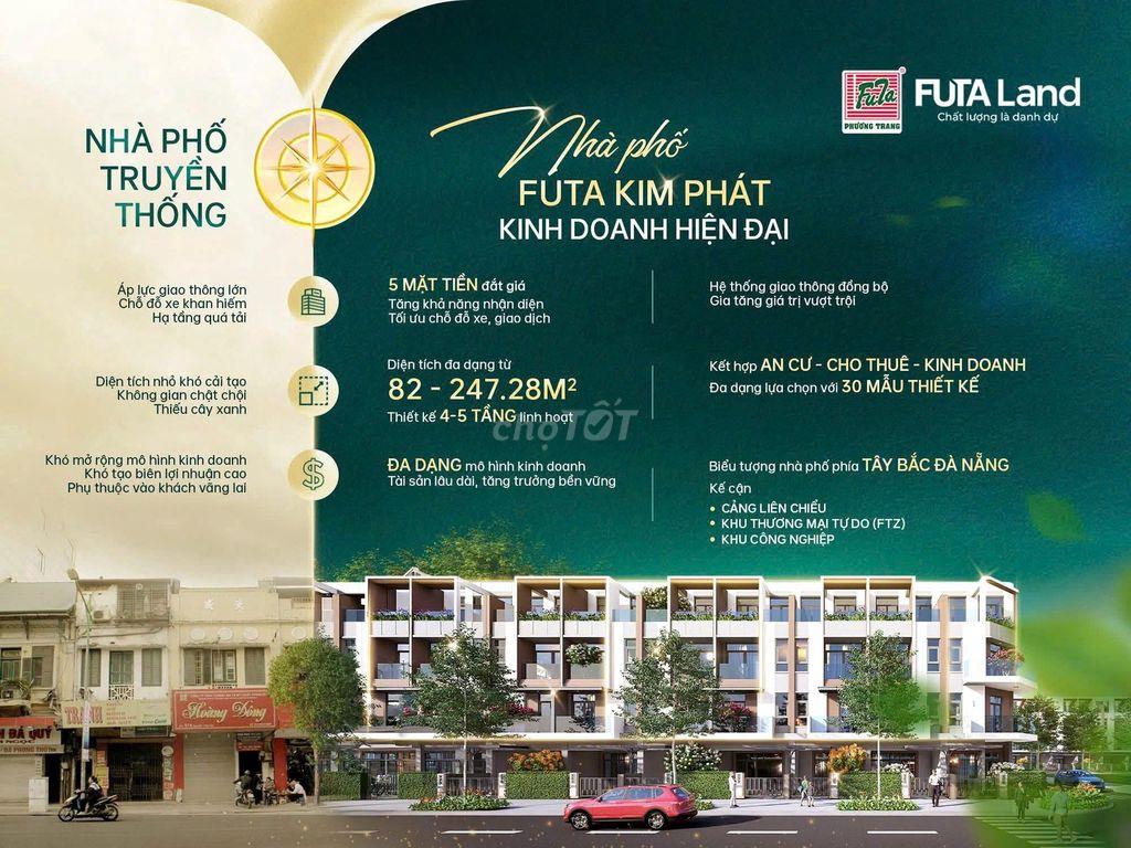 Nhà phố Liên Chiểu - FUTA KIM PHÁT - Hỗ trợ vay 70% - Sổ hồng lâu dài