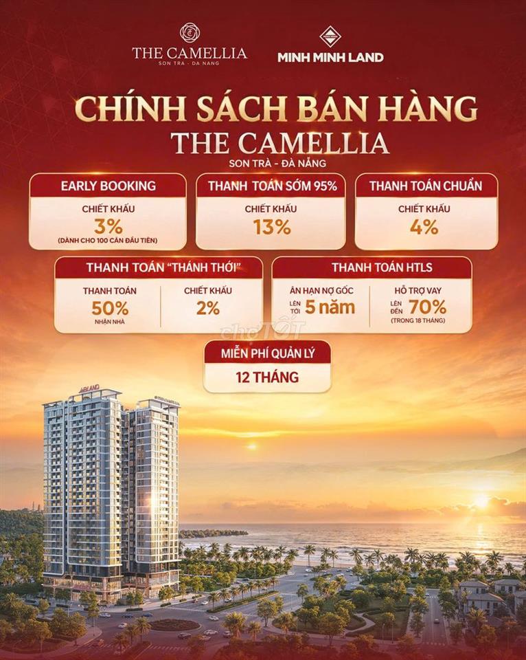 Quỹ căn ngoại giao Camellia Sơn Trà mở bán đợt 1, chiết khấu cực khủng
