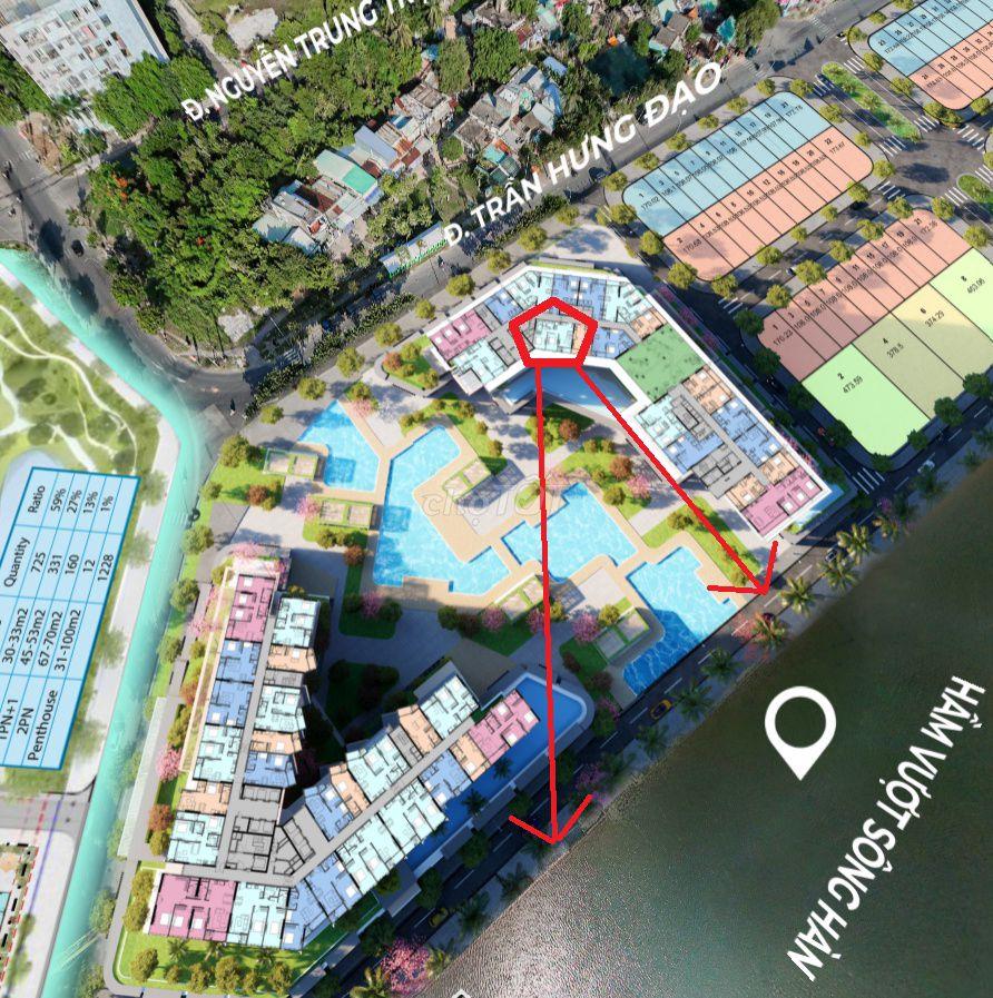 CẦN CẮT LỖ CĂN 2PN TÒA S2A HƯỚNG SÔNG SIÊU RẺ SUN SYMPHONY RESIDENCE