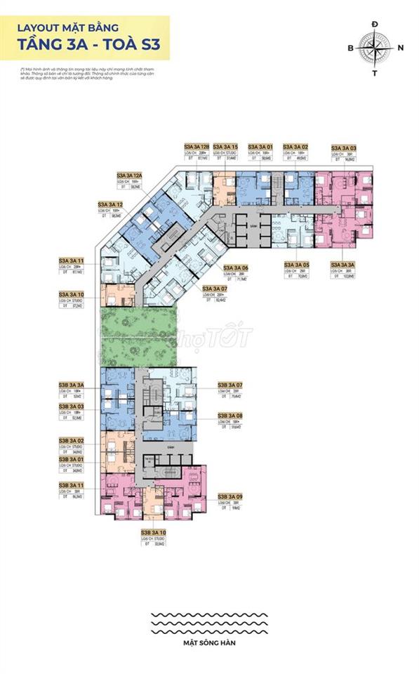Cắt lỗ gấp 1,5 Tỷ Sun Symphony 3PN góc tầng cao view sông |Trước 12/10