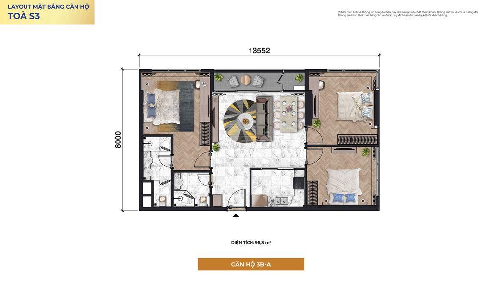 Cắt lỗ gấp 1,5 Tỷ Sun Symphony 3PN góc tầng cao view sông |Trước 12/10