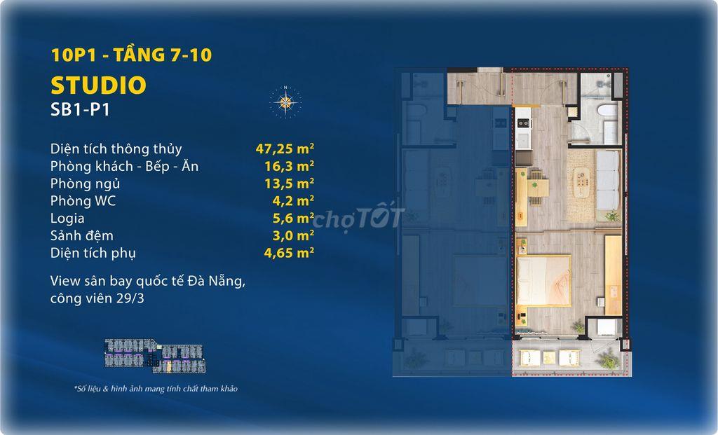 BÁN CĂN STUDIO TTC PALAZA – GIÁ RẺ NHẤT THỊ TRƯỜNG