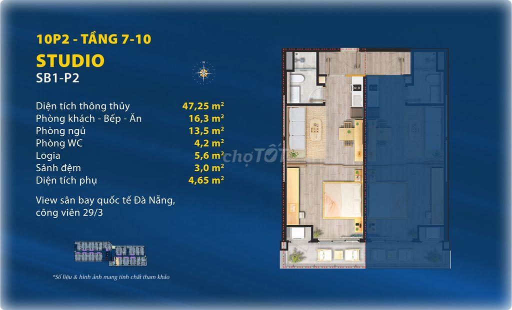 BÁN CĂN STUDIO TTC PALAZA – GIÁ RẺ NHẤT THỊ TRƯỜNG