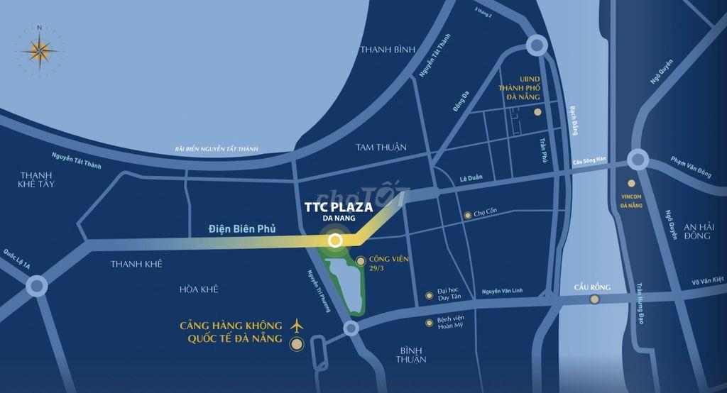 ĐỘC QUYỀN CĂN HỘ TTC PLAZA CHỈ 48 TRIỆU/M2 SỞ HỮU, NỘI THẤT LIỀN TƯỜNG
