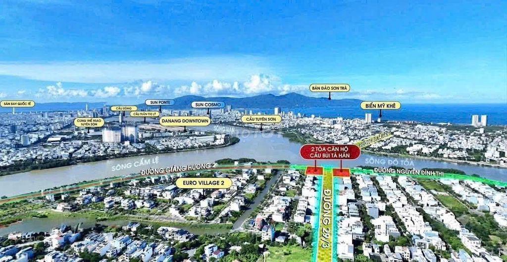 CHỈ 45 TRIỆU/M2 SỞ HỮU CĂN HỘ SÔNG HÀN DỰ ÁN S LIGHT TOWER