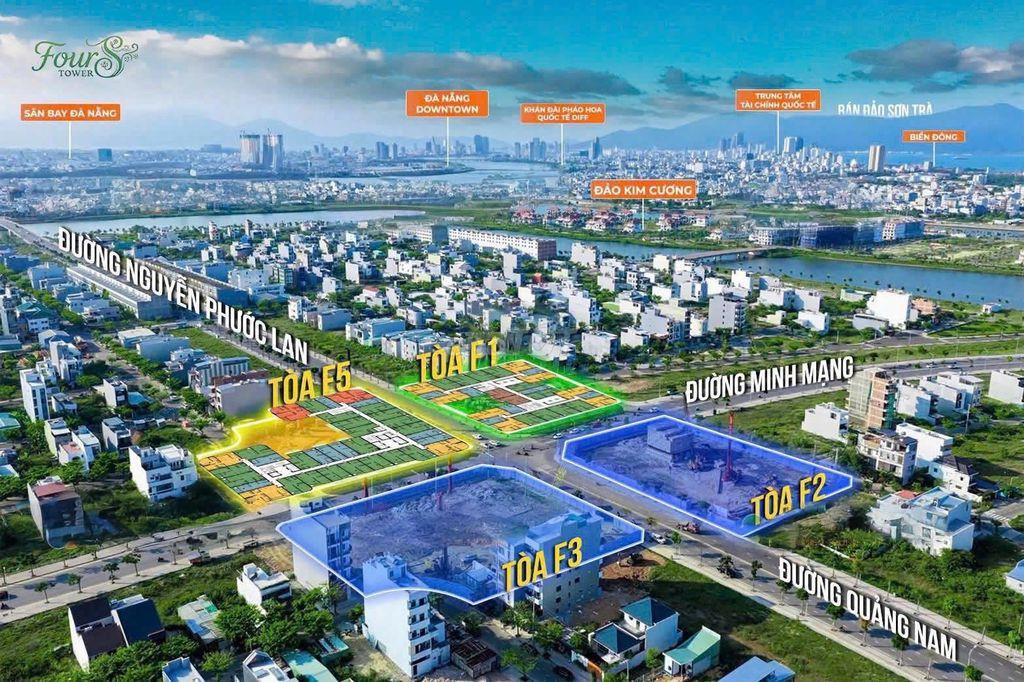FOURS CĂN HỘ HÒA XUÂN VỚI MỨC GIÁ CHỈ 45 TRIỆU/M2 SỞ HỮU CĂN 2PN