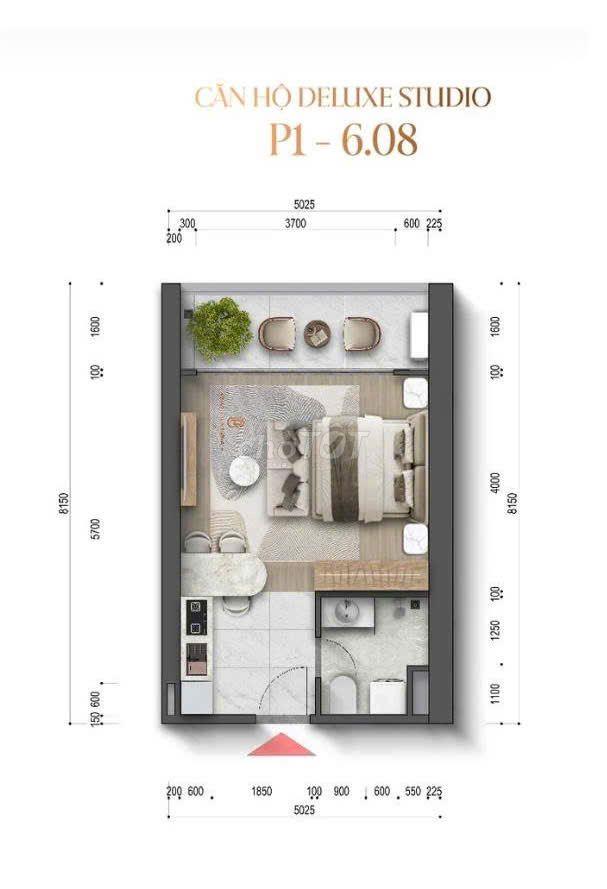 Tổng giá trị 2,1 tỷ- Sở hữu căn hộ trung tâm đủ tiện nghi!