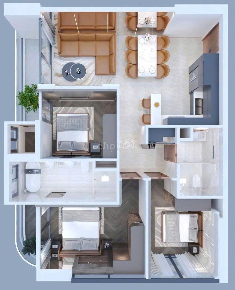 GIÁ SỐC CHO CĂN 3 PN VIEW KÉP SÔNG- BIỂN