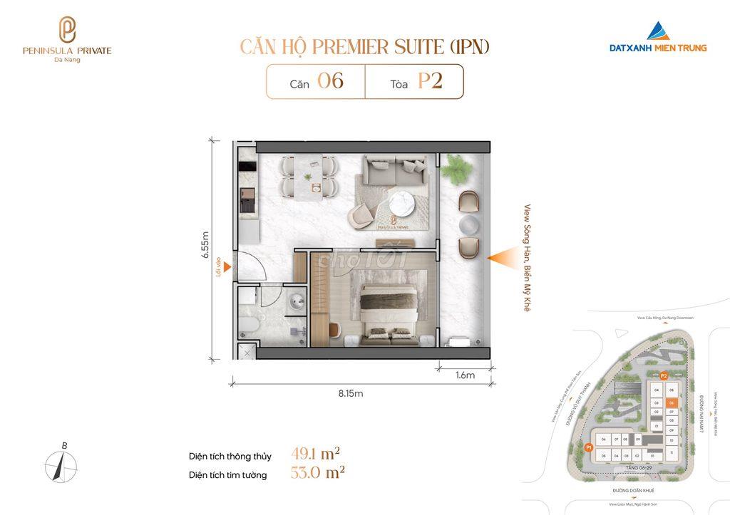 Sở hữu căn hộ cao cấp Peninsula Private ngay lõi Đà Nẵng Downtown
