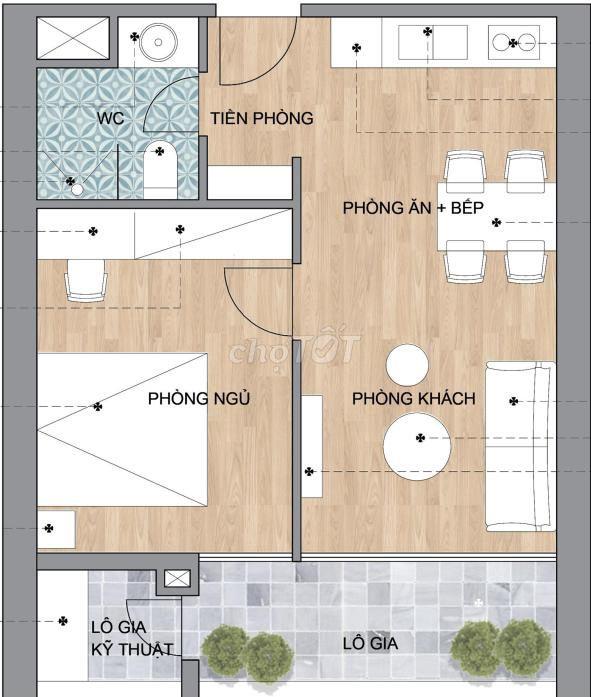 Căn hộ studio 36,2m2 Peninsula Private, khu Downtown Da Nang