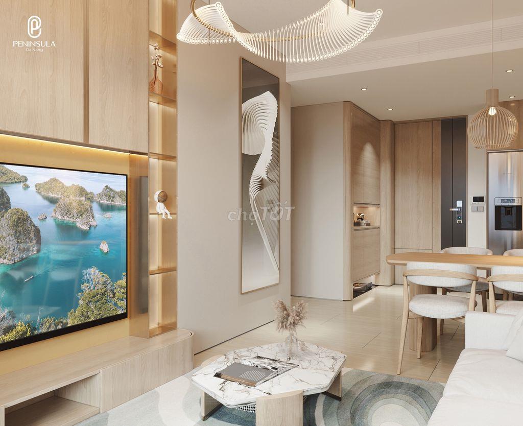 Cần bán căn hộ Peninsula 2 phòg ngủ 62m2 tầg 23, View trực biển Mỹ Khê