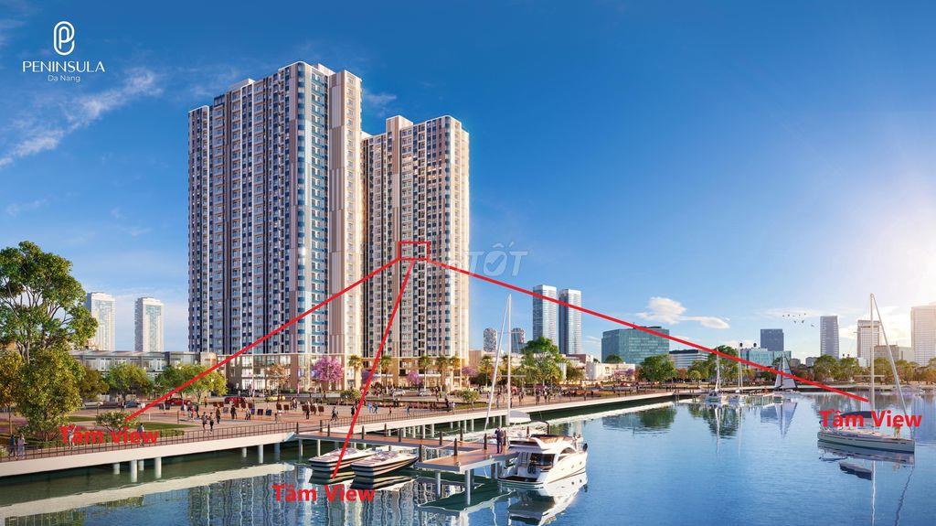 Bán căn hộ 2PN 73m2 tầg 19 Peninsula, View Sông Hàn, Đà Nẵng