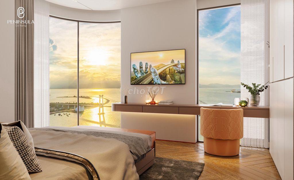Siêu Phẩm, Cần bán căn hộ 2PN 94.7m2 Peninsula, tầng 12 view Sông Hàn
