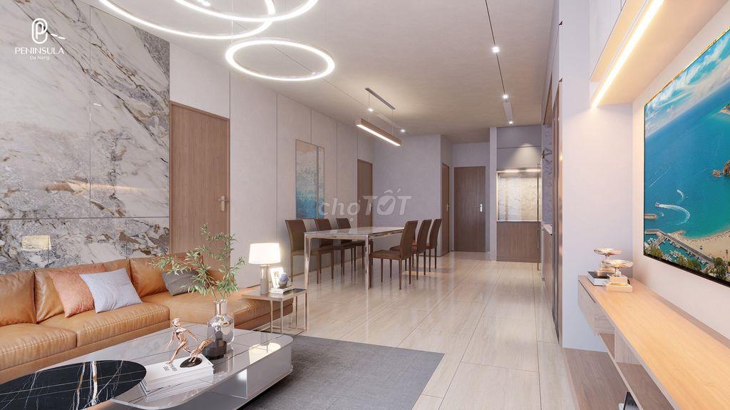 Siêu Phẩm, Cần bán căn hộ 2PN 94.7m2 Peninsula, tầng 12 view Sông Hàn