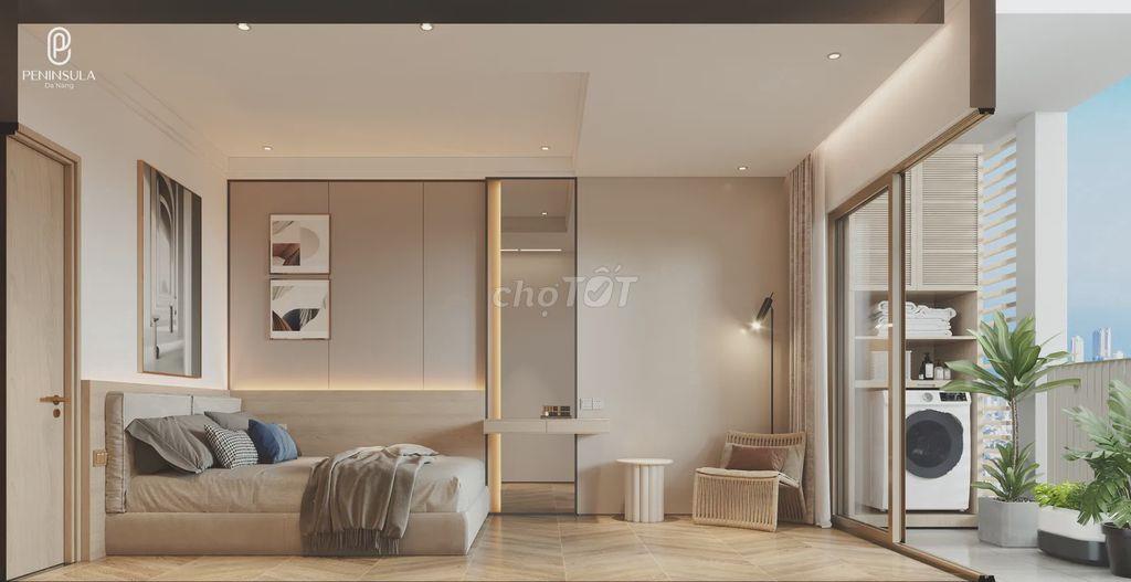 3,8 tỷ căn 2PN, full nội thất lt, ven sông Hàn, dự án Peninsula