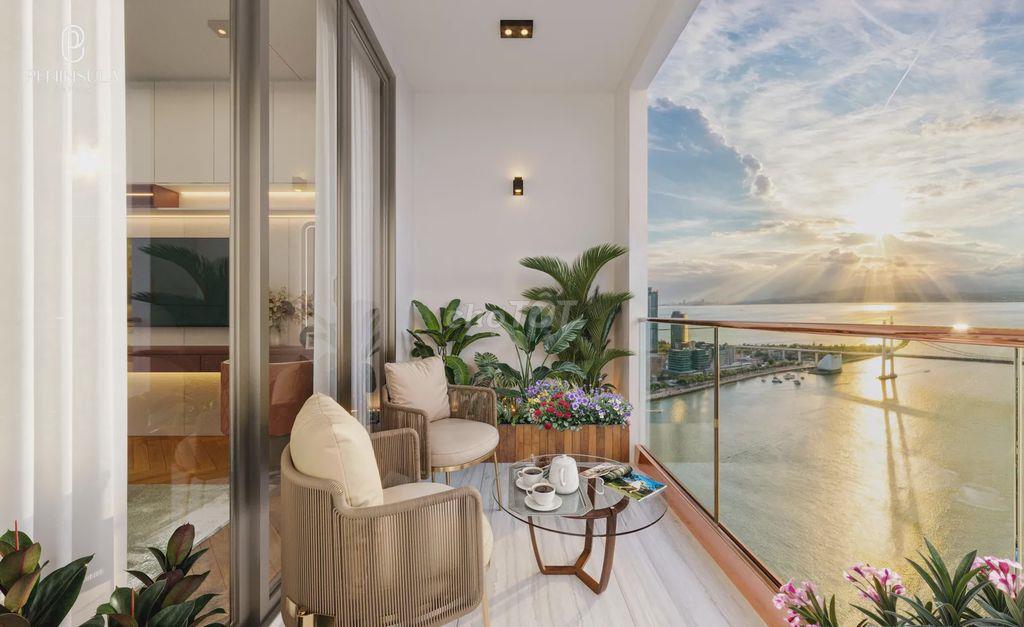 3,8 tỷ căn 2PN, full nội thất lt, ven sông Hàn, dự án Peninsula