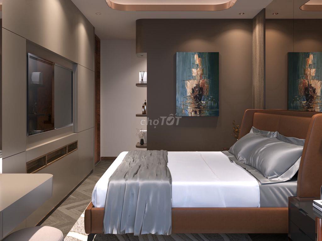 CĂN HỘ 1+1PN, 55,9m2, 3,3 tỷ, trả trước 400tr, Full nội thất nhập khẩu