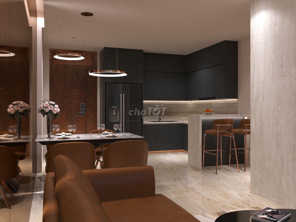 CĂN HỘ 1+1PN, 55,9m2, 3,3 tỷ, trả trước 400tr, Full nội thất nhập khẩu