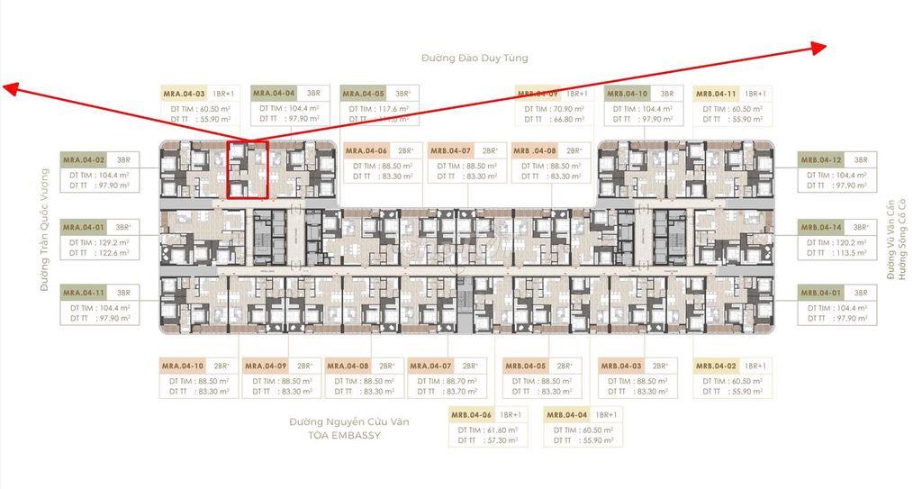 CĂN HỘ 1+1PN, 55,9m2, 3,3 tỷ, trả trước 400tr, Full nội thất nhập khẩu