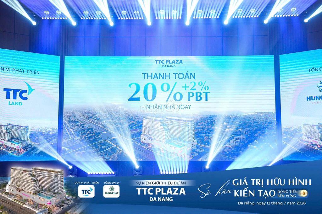  STUDIO TTC PLAZA ĐÀ NẴNG – VIEW CÔNG VIÊN 29/3 CHỈ 59tr / m2