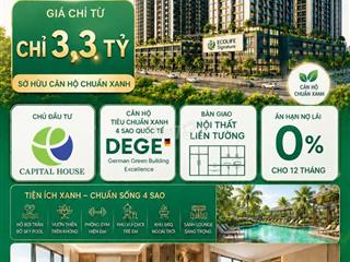🏡 CHỈ VỚI 3,3 TỶ – SỞ HỮU NGAY CĂN HỘ ECOLIFE HÒA HIỆP FULL NỘI THẤT 🌿