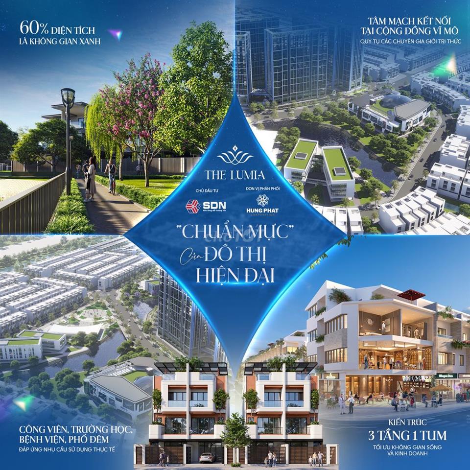 CHƯA ĐẾN 9,2 TỶ SỞ HỮU SHOPHOUSE 150m2 The Lumia Đà Nẵng - GIÁ GỐC CĐT