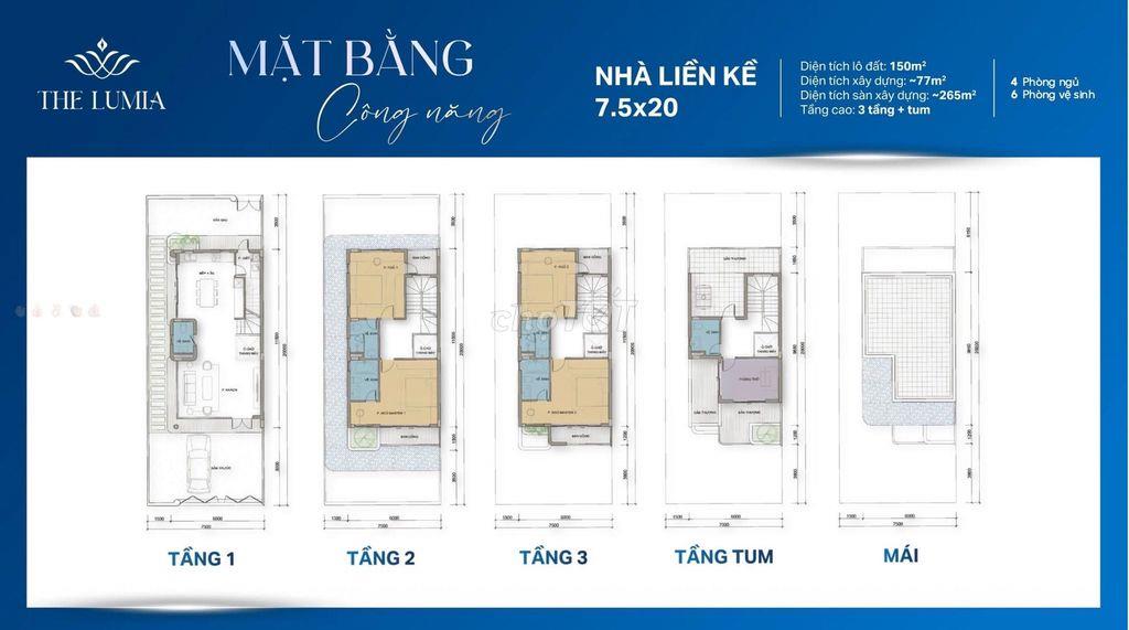 CHƯA ĐẾN 9,2 TỶ SỞ HỮU SHOPHOUSE 150m2 The Lumia Đà Nẵng - GIÁ GỐC CĐT