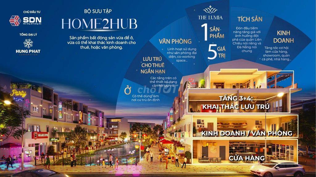 THE LUMIA ĐÀ NẴNG – SHOPHOUSE 3 TẦNG 1 TUM ,  GIÁ CHỈ TỪ 5,9 TY