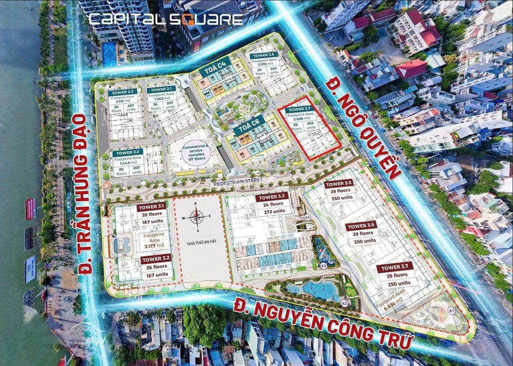Chính chủ cần bán căn 1pn dự án Capital Square, hàng hiếm