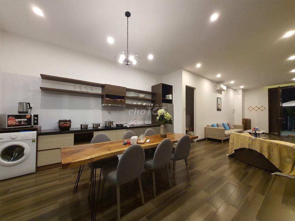 Căn hộ 2 phòng  ngủ, 120m2, có  hồ bơi, cách  biển 5 phút xe đạp