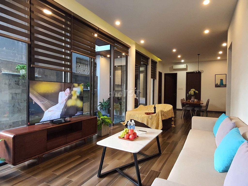 Căn hộ 2 phòng  ngủ, 120m2, có  hồ bơi, cách  biển 5 phút xe đạp