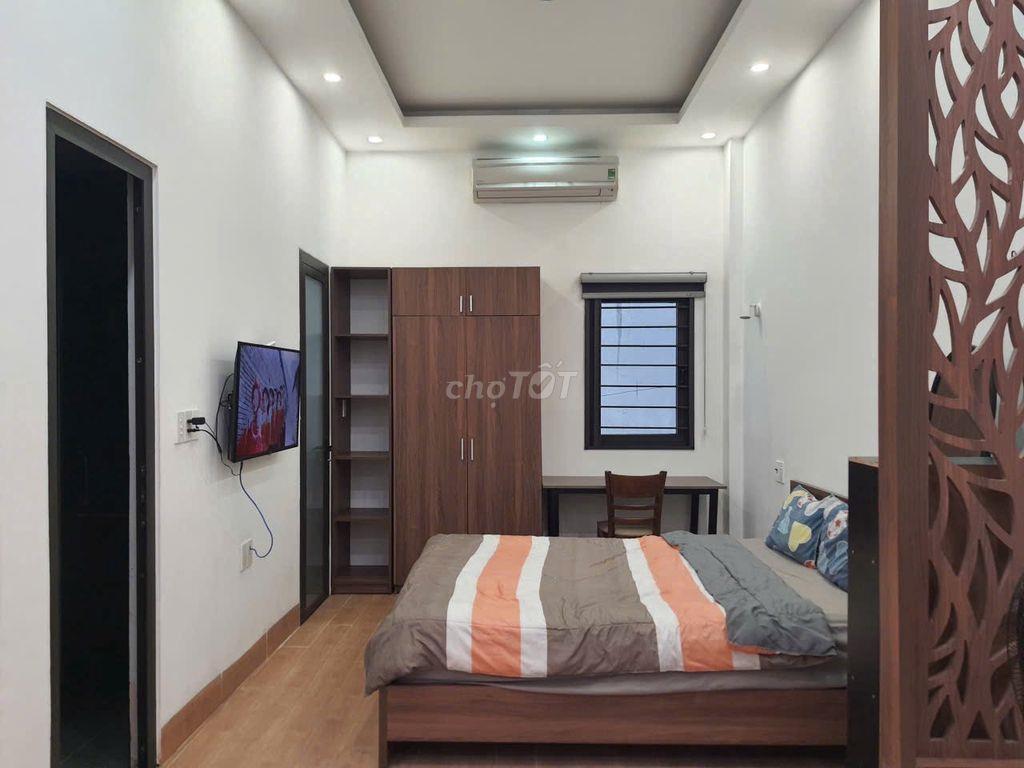 Căn hộ studio, có ban công, khu an thượng, cách biển 3 phút đi bộ