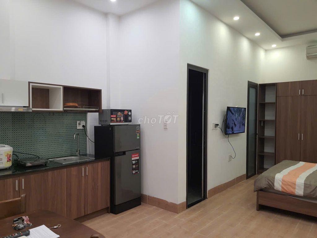 Căn hộ studio, có ban công, khu an thượng, cách biển 3 phút đi bộ