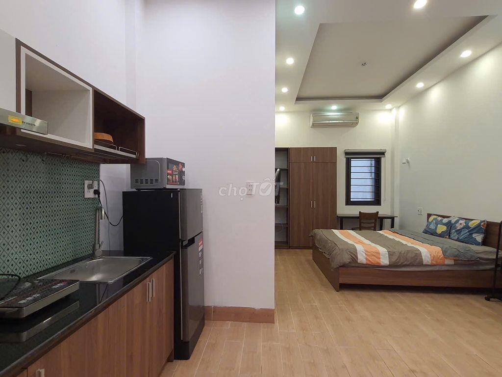 Căn hộ studio, có ban công, khu an thượng, cách biển 3 phút đi bộ