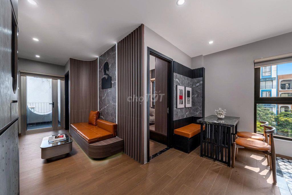 Cho thuê căn hộ 2PN 55m² Mỹ Khê - Full nội thất - Ban công rộng