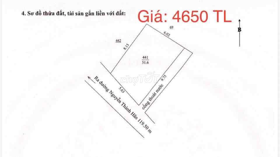 Giảm ngay 700tr bán nhanh lô đất kiệt oto Nguyễn Hữu Thọ, Đà Nẵng