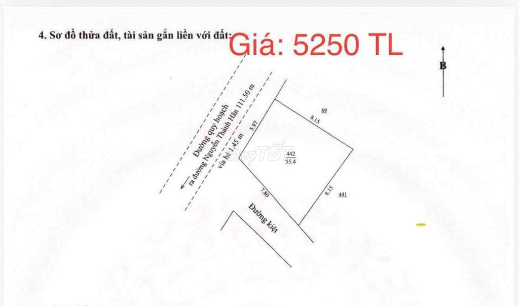 Giảm ngay 700tr bán nhanh lô đất kiệt oto Nguyễn Hữu Thọ, Đà Nẵng
