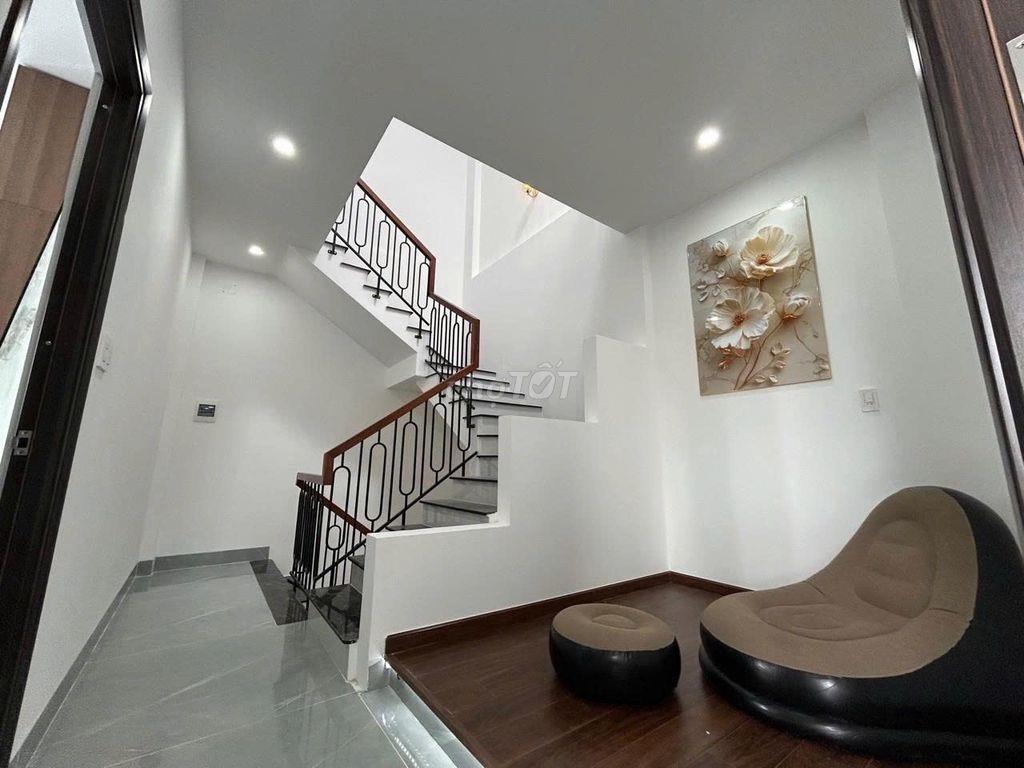 Nhà 3 Tầng Kiệt Ô Tô Tôn Đản | Nở Hậu Tài Lộc | Ngang Gần 10m