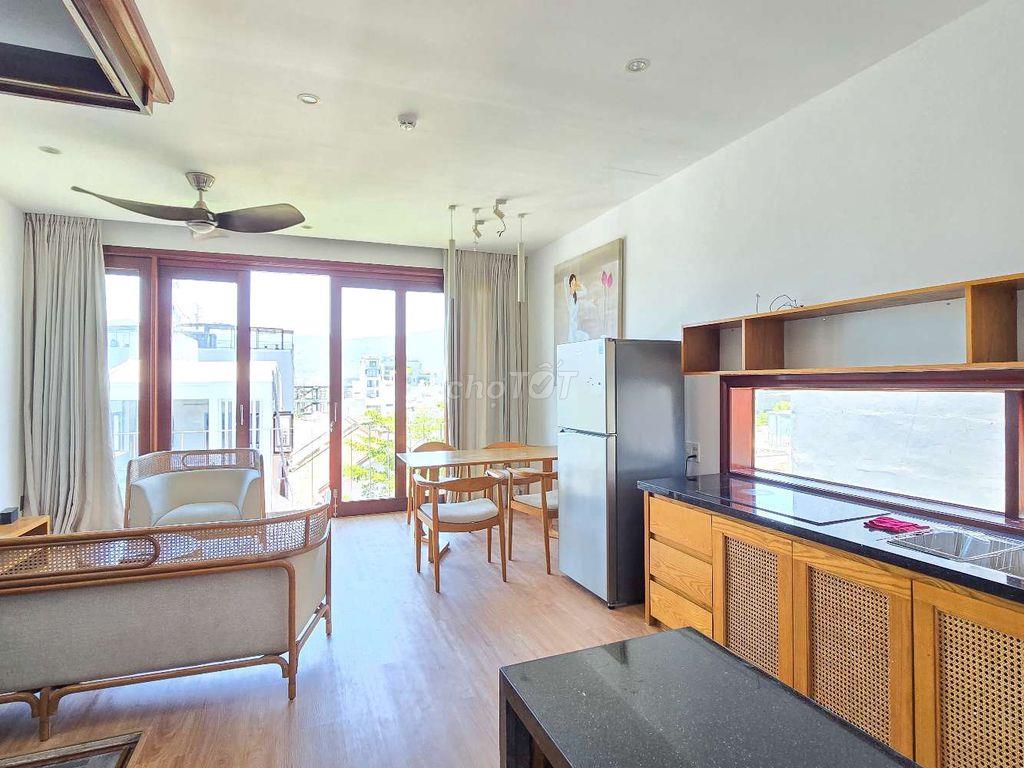 Cho Thuê căn hộ penthouse 75m2 - đầy đủ tiện nghi - gần biển