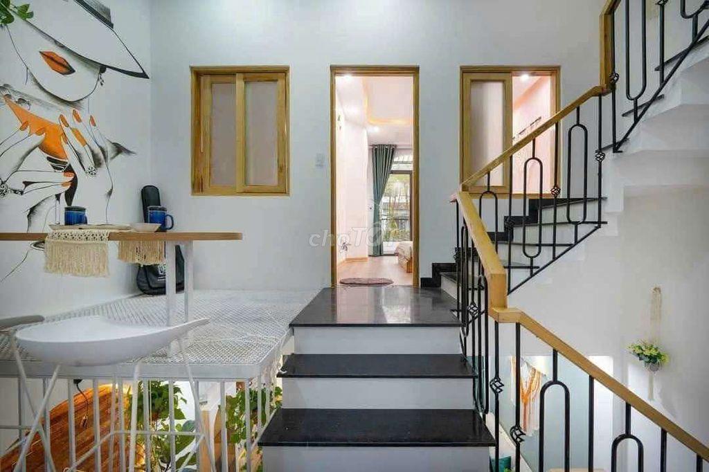 CHO THUÊ NHÀ 3 TẦNG MỚI XÂY: LÊ HIẾN MAI - 4 phòng -  ĐỦ NỘI THẤT -